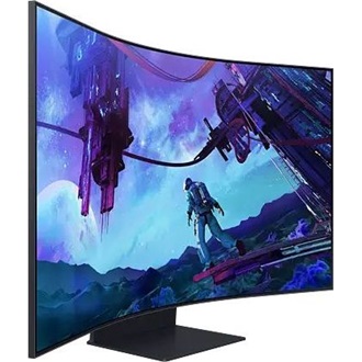 Samsung Odyssey Ark G97NC 55" ívelt Quantum Dot VA MiniLED gaming monitor fekete 165Hz FreeSync Premium Pro