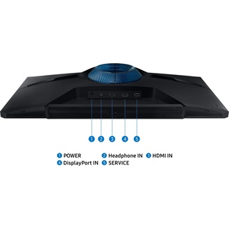 Samsung Odyssey G30D 24" VA LED gaming monitor fekete 180Hz FreeSync