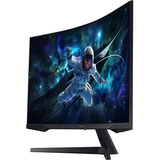 Samsung Odyssey G55C S27CG552EU 27" ívelt VA LED gaming monitor fekete 165Hz FreeSync