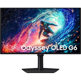 Samsung Odyssey G6 G61SH 27" Quantum Dot OLED gaming monitor fekete 240Hz FreeSync Premium
