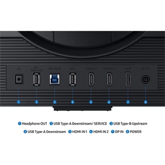 Samsung Odyssey G70F 27" IPS LED gaming monitor fekete 360Hz G-Sync / FreeSync Premium