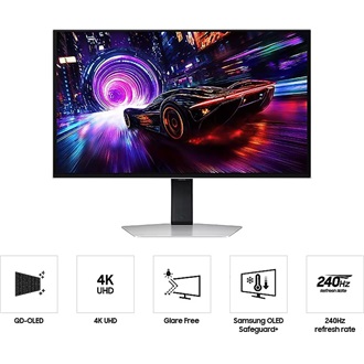 Samsung Odyssey G81SF 27" Quantum Dot OLED gaming monitor ezüst 240Hz FreeSync Premium Pro