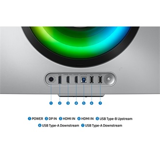 Samsung Odyssey G85SD 34" ívelt OLED smart gaming monitor ezüst 175Hz FreeSync Premium Pro