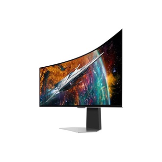 Samsung Odyssey G95SC 49" ívelt Quantum Dot OLED smart gaming monitor ezüst 240Hz FreeSync Premium Pro