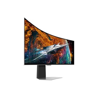 Samsung Odyssey G95SC 49" ívelt Quantum Dot OLED smart gaming monitor ezüst 240Hz FreeSync Premium Pro