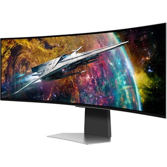 Samsung Odyssey G95SD 49" ívelt OLED smart gaming monitor ezüst 240Hz FreeSync Premium Pro