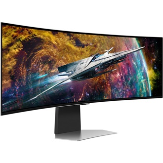 Samsung Odyssey G95SD 49" ívelt OLED smart gaming monitor ezüst 240Hz FreeSync Premium Pro