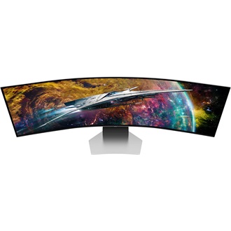 Samsung Odyssey G95SD 49" ívelt OLED smart gaming monitor ezüst 240Hz FreeSync Premium Pro