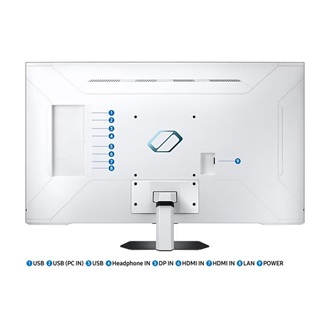 Samsung Odyssey Neo G7 G70NC 43" VA LED smart gaming monitor fekete-fehér 144Hz FreeSync Premium Pro