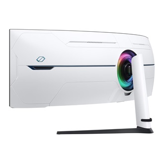 Samsung Odyssey Neo G9 G95NC 57" ívelt Quantum Dot VA MiniLED gaming monitor fehér-fekete 240Hz FreeSync Premium Pro