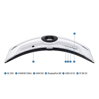 Samsung Odyssey Neo G9 G95NC 57" ívelt Quantum Dot VA MiniLED gaming monitor fehér-fekete 240Hz FreeSync Premium Pro