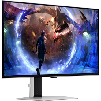 Samsung Odyssey OLED G60SD 27" Quantum Dot OLED gaming monitor ezüst 360Hz FreeSync Premium Pro