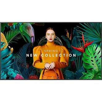 Samsung QHC Crystal Signage 24/7 43" VA LED smart LFD monitor fekete