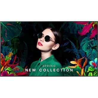 Samsung QMC Cystal 24/7 Signage 98" VA LED smart LFD monitor fekete