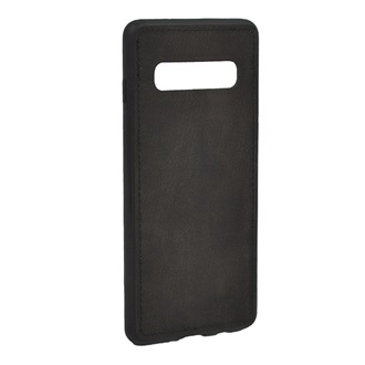 Samsung S10 Gigapack Szilikon telefonvédő szövet minta FEKETE