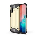 Samsung S20 5G Gigapack Defender szilikon telefonvédő ütésállóság, fémhatás, ARANY