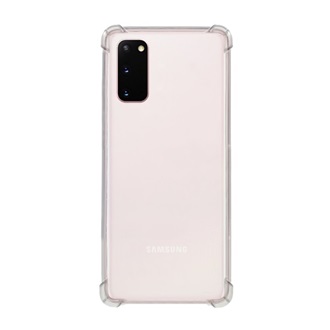 Samsung S20 5G Gigapack Szilikon telefonvédő ütésállóság, légpárnás sarok, ÁTLÁTSZÓ