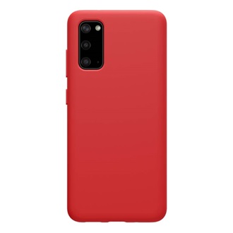 Samsung S20 5G NILLKIN FLEX PURE szilikon telefonvédő ultravékony, matt, PIROS