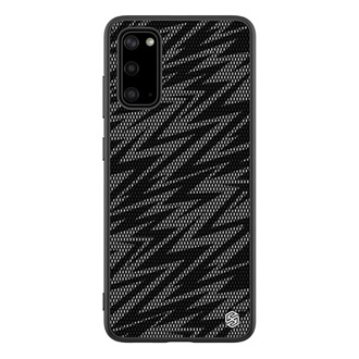 Samsung S20 5G NILLKIN TWINKLE szilikon telefonvédő ütésállóság, csillogó, FEKETE