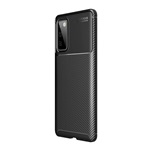Samsung S20 FE Gigapack szilikon telefonvédő ütésállóság, karbon minta, FEKETE