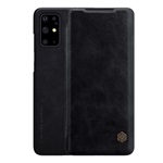 Samsung S20 Plus 5G NILLKIN QIN tok álló, bőr hatású FLIP, kártyazseb, FEKETE