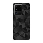 Samsung S20 Ultra 5G Gigapack Szilikon telefonvédő 3D, gyémánt minta, FEKETE