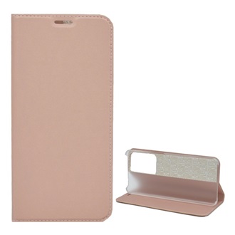 Samsung S20 Ultra 5G Gigapack Tok álló, bőr hatású FLIP, asztali tartó, ROZÉARANY