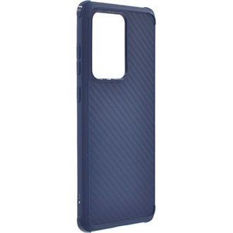 Samsung S20 Ultra 5G ROAR CARBON ARMOR szilikon telefonvédő ütésállóság, karbon minta, SÖTÉTKÉK