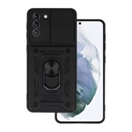 Samsung S21 GIGAPACK Defender szilikon telefonvédő ütésállóság, kameravédő, FEKETE