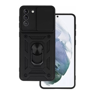 Samsung S21 GIGAPACK Defender szilikon telefonvédő ütésállóság, kameravédő, FEKETE