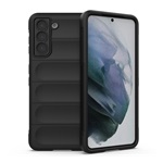 Samsung S21 GIGAPACK Szilikon telefonvédő ütésállóság, 3D, FEKETE