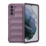 Samsung S21 GIGAPACK Szilikon telefonvédő ütésállóság, 3D, LILA