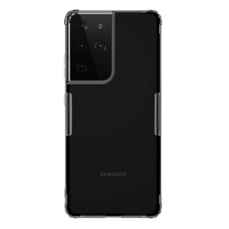 Samsung S21 Ultra NILLKIN NATURE szilikon telefonvédő ütésállóság, ultravékony, SZÜRKE