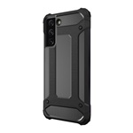 Samsung S22 5G Gigapack Defender szilikon telefonvédő ütésállóság, fémhatás, FEKETE