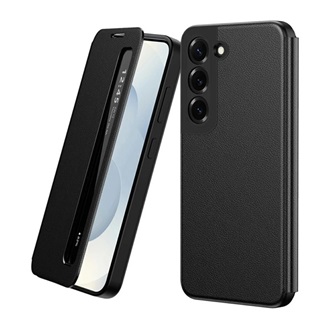 Samsung S22 GIGAPACK Tok álló aktív FLIP, Smart View Window, FEKETE