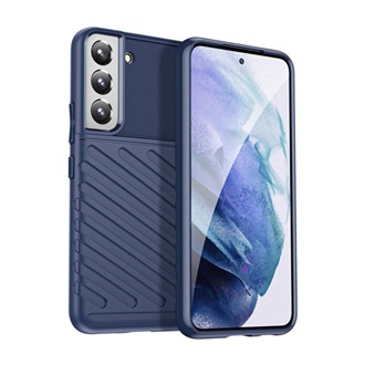 Samsung S22 Plus 5G Gigapack szilikon telefonvédő ütésállóság, dombor minta, SÖTÉTKÉK