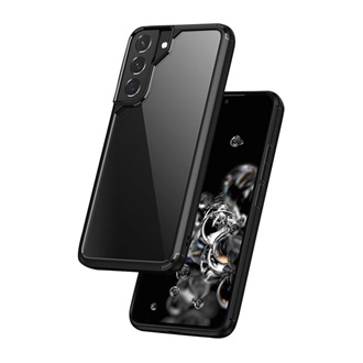 Samsung S22 Plus 5G IPAKY szilikon telefonvédő ütésállóság, légpárnás sarok, FEKETE