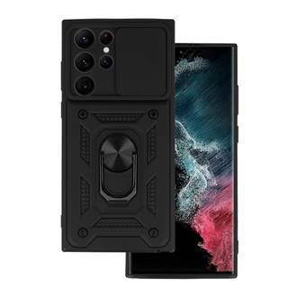 Samsung S22 Ultra 5G Gigapack Defender szilikon telefonvédő ütésállóság, kameravédő, FEKETE