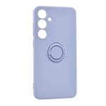 Samsung S23 FE Gigapack szilikon telefonvédő tartógyűrű, kameravédő, LILA