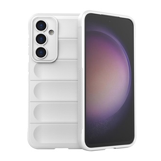 Samsung S23 FE Gigapack szilikon telefonvédő ütésállóság, 3D, FEHÉR