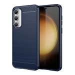 Samsung S23 FE Gigapack szilikon telefonvédő ütésállóság, karbon minta, SÖTÉTKÉK