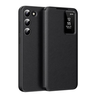 Samsung S23 GIGAPACK Tok álló aktív FLIP, Smart View Cover, FEKETE