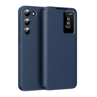 Samsung S23 GIGAPACK Tok álló aktív FLIP, Smart View Cover, SÖTÉTKÉK