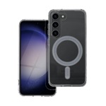 Samsung S23 GIGAPACK szilikon telefonvédő ütésállóság, MagSafe, ÁTLÁTSZÓ