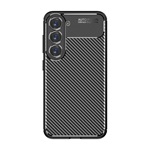 Samsung S23 Gigapack szilikon telefonvédő ütésállóság, karbon minta, FEKETE