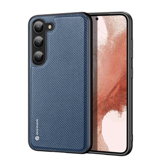 Samsung S23 Plus DUX DUCIS FINO szilikon telefonvédő műanyag belső, rombusz, SÖTÉTKÉK