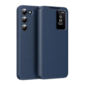 Samsung S23 Plus GIGAPACK Tok álló aktív FLIP, Smart View Cover, SÖTÉTKÉK