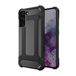 Samsung S23 Plus Gigapack Defender szilikon telefonvédő ütésállóság, fémhatás, FEKETE