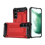 Samsung S23 Plus Gigapack Defender szilikon telefonvédő ütésállóság, fémhatás, PIROS