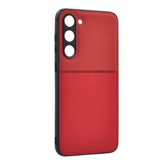 Samsung S23 Plus Gigapack Szilikon telefonvédő ütésállóság, csíkos, PIROS